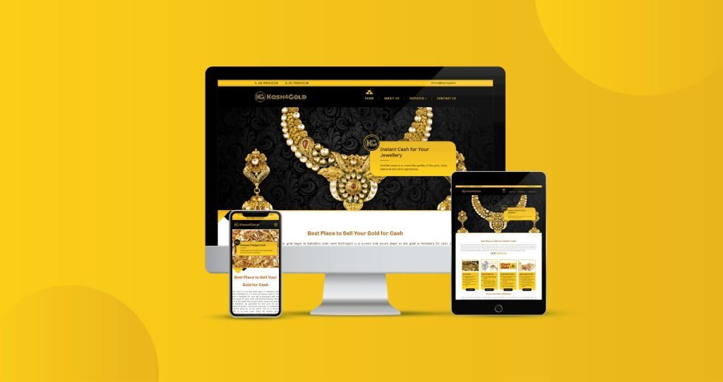 Kash 4 Gold Website Design